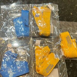 Disney Blue and Yellow Lanyards